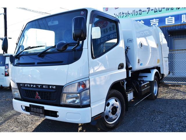 　４ＷＤ　２ｔ巻込式パッカー　汚水タンク付　全塗装仕上済　スタッドレスタイヤ　４．３立米　５ＭＴ　３ペダル