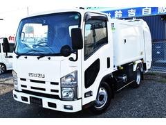 エルフトラック  2トン巻込式パッカー 新明和 G-RX 4.4立米 連続作動車 汚水タンク付 ディーラー点検整備済ユーザー買取 全塗装済 エンジオイル、エレメント ベルト全数交換済 作動油交換済 年次点検済 中古車画像