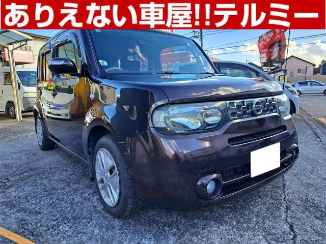 キューブ(日産) １５Ｘ　Ｖセレクション　ナビ　バックカメラ　テレビ　スマートキー　ＥＴＣ　禁煙車　記録簿付き　エアコン　パワーステアリング　パワーウィンドウ　ベンチシート 中古車画像