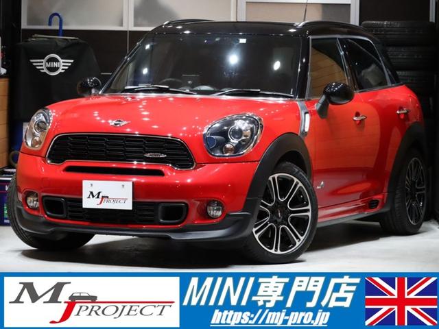 ＭＩＮＩ ＭＩＮＩ ジョンクーパーワークス　クロスオーバー　１オーナー　禁煙車　毎年ディーラー整備　本革シート　シートヒーター　チリレッド＆ブラックルーフ！　専用１８ＡＷ　ナビＴＶ　ＥＴＣ　スポーツボタン　リヤスモークフィルム　オートライト　オートワイパー