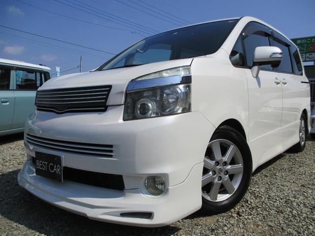 ZS Admirationエアロ HDDナビ ローダウン 後席天井モニター 黒革調シート ETC 両側パワースライドドア HID 前後駐車監視機能付ドライブレコーダー(1枚目)