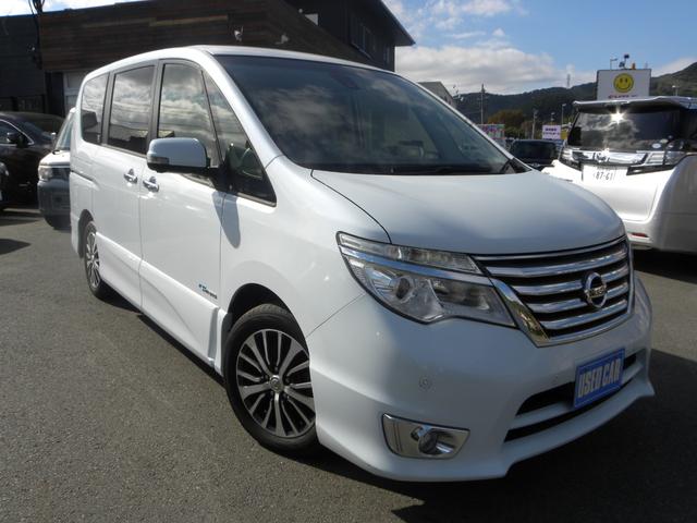 セレナ(日産) ハイウェイスターＳ−ＨＶアドバンスドセーフティパック　８人乗り　ナビ　ＴＶ　ＥＴＣ　バックモニター　フリップダウンモニター 中古車画像