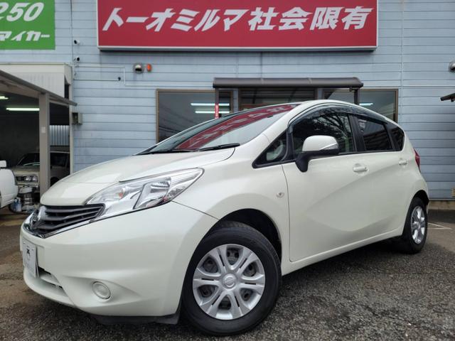 日産 ノート Ｘ　ミラー型ドラレコ　純正メモリーナビ　バックカメラ