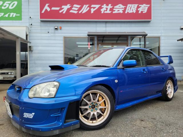 インプレッサ ＷＲＸ　ＳＴｉ　フルエアロ・ＲＥＣＡＲＯフルバケットシート・ＭＯＭＯステアリング・ＤＣＣＤ・ＡＢＳ・Ｄｅｆｉ追加メーター・ゼロスポーツトリプルメーターフード・ＢＬＩＴＺ車高調・トラストマフラー・ＲＡＹＳ１７ＡＷ