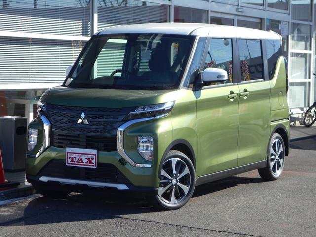 三菱 ｅＫクロススペース Ｇ　プラスエディション　届出済未使用車　スマートキー＆プッシュスタート　両側電動スライドドア　車線逸脱警報システム　オートエアコン　ＬＥＤヘッドライト　オートライト　コーナーセンサー　前席シートヒーター　オートハイビーム