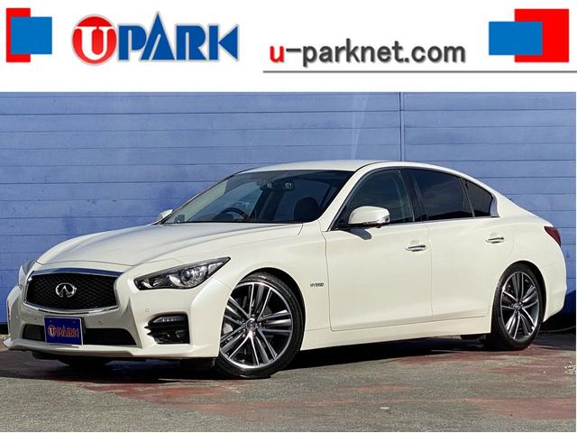 スカイライン(日産) ３５０ＧＴ　ハイブリッド　タイプＳＰ　ワンオーナー・フルセグナビ・全周囲カメラ・ＢＴオーディオ・１９ＡＷ・黒革シート・パワーシート・シートヒーター・ＬＥＤライト・フォグ・レーダークルーズ・ＥＴＣ・全方位運転支援システム・ＢＳＭ・ローダウン 中古車画像