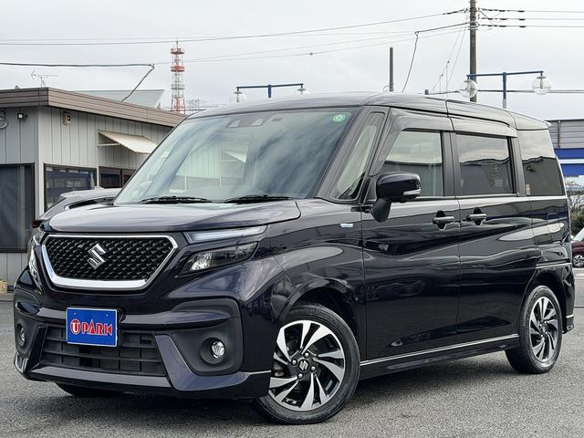 ソリオバンディット(スズキ) ハイブリッドＭＶ　両Ｐスライド・全周囲カメラ・フルセグナビ・ＢＴオーディオ・ＬＥＤライト・ＡＣＣ・ＬＫＡ・ＡＨＢ・Ｃソナー・ＥＴＣ・ドアバイザー・プライバシーガラス・ＵＳＢ・シートヒーター・本革ステア・１５ＡＷ 中古車画像