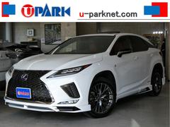 RX RX450h Fスポーツ 後期・赤革エアシート・SR・TRDフルエアロ/マフラー・純正タッチパネルナビ・フルセグ・S/Bカメラ・3眼LEDヘッド・パワーバックドア・純正20AW・HUD・カープレイ・オートHIビーム・ETC 中古車画像