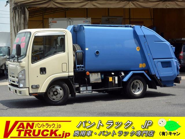 エルフトラック - いすゞ パッカー車 プレス式 ４．１立米 汚水タンク 