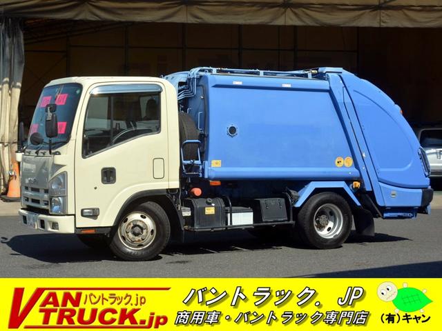 いすゞ エルフトラック パッカー車 プレス式 ２トン ４ ２立米 単独動作の中古車 グーネット中古車