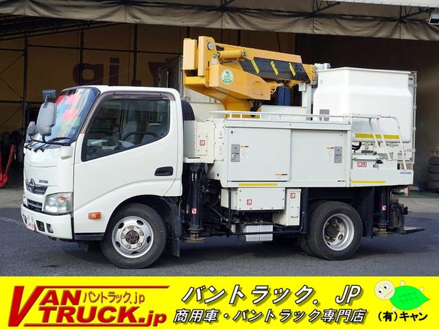 デュトロ(国産車その他) ４ＷＤ　高所作業車　アイチ製ＳＥ０８Ｃ　最大地上高８ｍ　積載５００ｋｇ　ＦＲＰバケット　先端屈折アーム 中古車画像