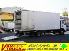 いすゞ　フォワード　４トン　冷蔵冷凍車　リーフサス　格納パワーゲート