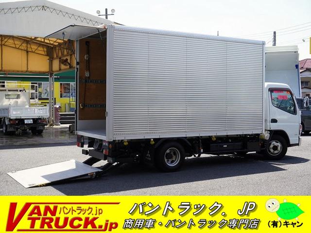 キャンター(三菱) ロング　アルミバン　サイドドア　跳上パワーゲート　２トン　標準幅　積載１７００ｋｇ 中古車画像