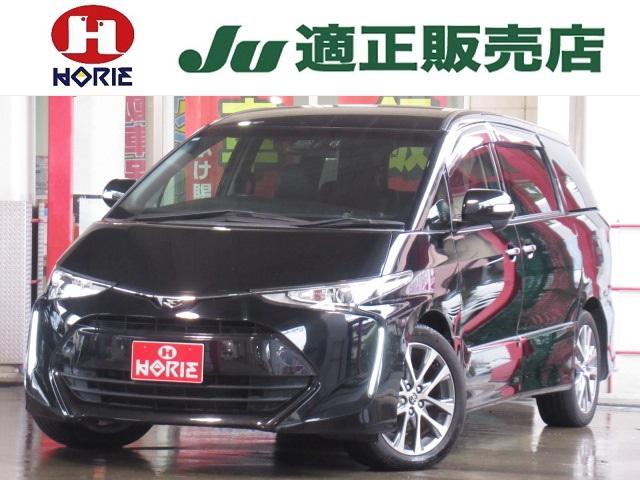 エスティマ(トヨタ) アエラス　プレミアム　最終型１０型ナビ地デジＢカメラ両電動ＡＵＴＯ付ＬＥＤ／デイライト純正１８ＡＷ 中古車画像