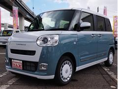 ダイハツ　ムーヴキャンバス　ストライプスＧ　届出済未使用車　両側電動スライドドア　リアパーキングセンサー