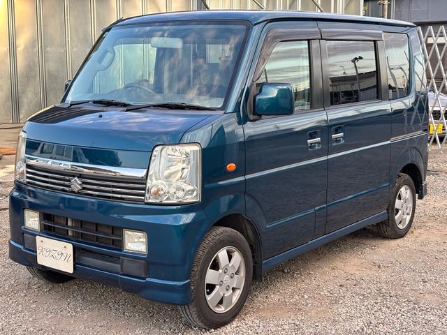 エブリイワゴン(スズキ) ＰＺターボ　４ＡＴ　インタークーラーターボ　片側パワースライドドア　全席パワーウィンドウ　電格ミラー　リアヒーター　キーレス　ＨＩＤ　フォグ　オーディオ　オートエアコン　純正アルミ　修復歴なし 中古車画像