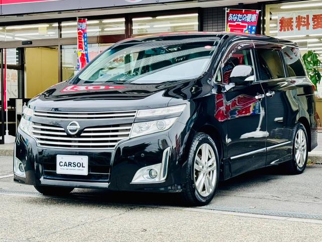 大人気エルグランドが入荷！ワンオーナー・禁煙車です！ 純正ナビＴＶ・両電スラ・アラウンドビューモニタ・リアモニターなど豪華装備