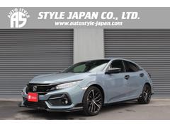 シビック ハッチバック ホンダセンシング 後期 F.S.Rエアロキット ハーフレザー パワシート シートヒーター 純正ナビ バックカメラ フルセグTV  ETC USB接続 ドライブレコーダ レーダークルーズコントロール レーンキープ 中古車画像