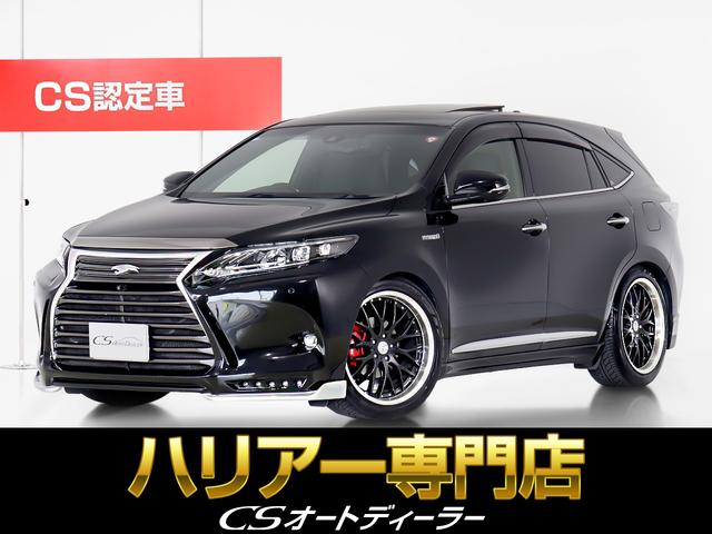 トヨタ ハリアー プレミアム　アドバンスドパッケージ　（ワンオーナー）（パノラマサンルーフ）（ＪＢＬサウンド）（ＴＲＤ）黒本革シート／パワーシート／シートヒーター／パノラミックビューモニター／パワーバックドア／レーダークルーズコントロール／プリクラッシュ