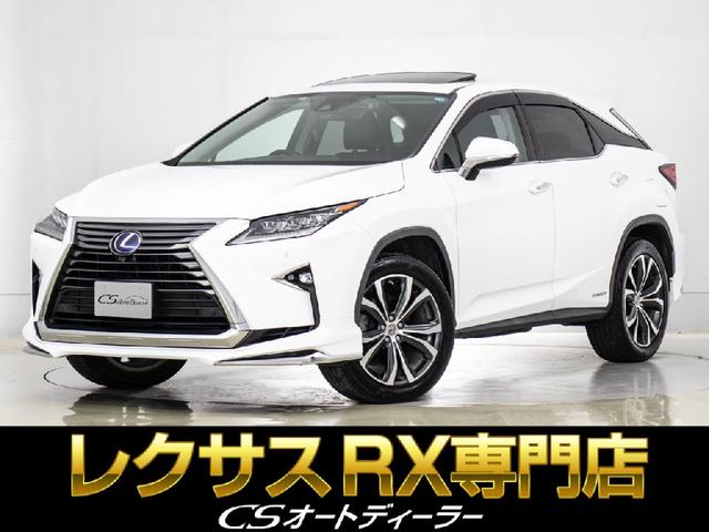 ＲＸ 　禁煙車／４ＷＤ／サンルーフ／モデリスタ／茶本革シート／２列目電動シート／レクサスセーフティセンス／パノラミックビューモニター／ＨＵＤ／パワーシート／ヒーター＆エアシート／ＢＳＭ／クリアランスソナー／