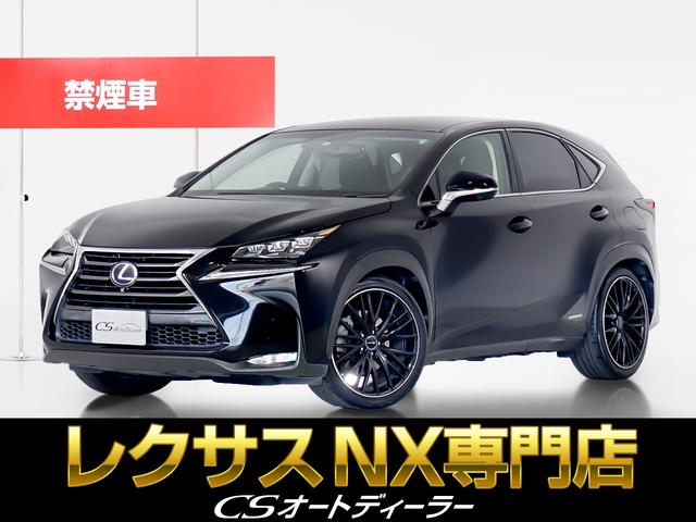 レクサス ＮＸ３００ｈ　Ｉパッケージ　レクサスセーフティシステム＋／黒革調シート／パワーシート／パノラミックビューモニター／ＢＳＭ／パワーバックドア／クリアランスソナー／ヒートシーター／シートメモリー／ステアリングヒーター／ＥＴＣ２．０