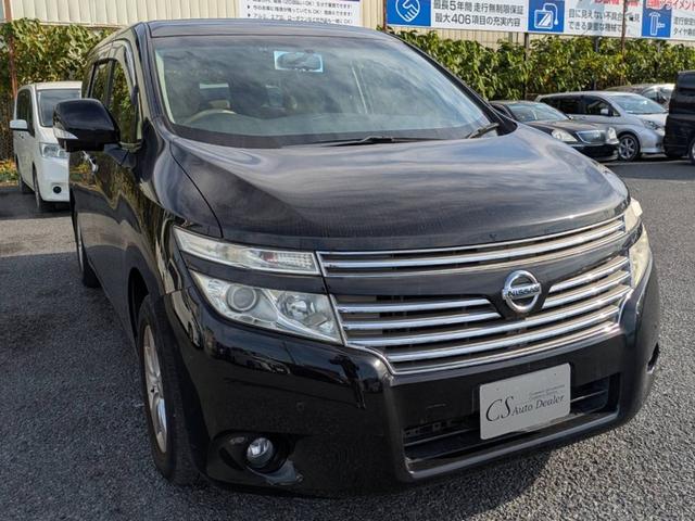 エルグランド(日産) ２５０ＸＧ　（禁煙車）（８人乗りフルフラットシート）（全周囲カメラ）（後席モニター）両側電動スライドドア／ＡＣ１００Ｖ電源／ＨＩＤヘッドライト／Ｂｌｕｅｔｏｏｔｈ接続／フルセグＴＶ／ビルトインＥＴＣ／ 中古車画像