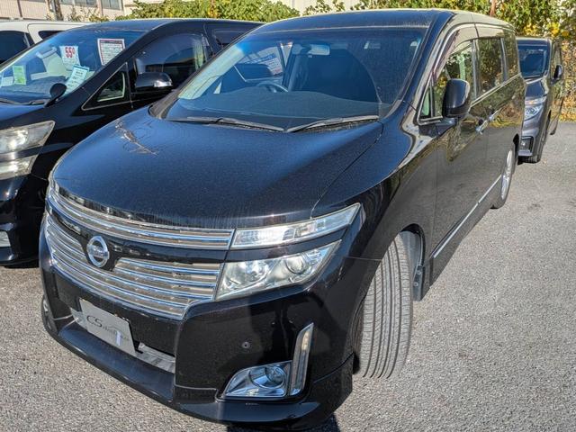 エルグランド(日産) ３５０ハイウェイスタープレミアム　（禁煙車）（黒本革シート）（ＢＯＳＥサウンド）（全方位カメラ）後席モニター／両側自動ドア／パワーバックドア／クリアランスソナー／パワーシート／シートメモリー／シートヒーター／ＡＣ１００Ｖ電源／ 中古車画像