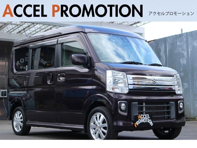 スズキ ＰＺターボ　１年保証付　衝突軽減ブレーキ　ハイルーフ　禁煙車　ナビＴＶ　左パワースライドドア　スマートキー　ｂｌｕｅｔｏｏｔｈ接続　横滑り防止付　純正アルミホイール　フォグランプ　ターボ　ＥＴＣ　プッシュスタート