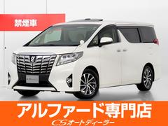 トヨタ　アルファード　２．５Ｇ　（禁煙車）（整備記録簿１６枚）（サンルーフ）（アルパインＢＩＧ−Ｘ１０型ナビ）後席モニター　両側自動ドア　パワーバックドア