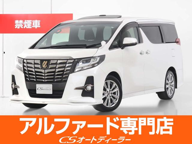 ２．５Ｓ　Ａパッケージ　タイプブラック　（禁煙車）（シルクブレイズエアロ）（サンルーフ）（カロッツェリアナビ）黒ハーフレザー／後席モニター／両側自動ドア／パワーバックドア／前車追従レーダークルーズ／衝突被害軽減ブレーキ／ＡＣ１００Ｖ電源／