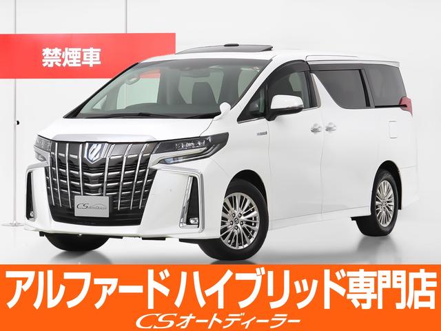 ＳＲ　（禁煙・ワンオーナー車）（整備記録簿６枚）（４ＷＤ）（サンルーフ）純正９型ＳＤナビ／後席モニター／トヨタセーフティセンス／冷暖房黒本革／バックカメラ／両側自動ドア／パワーバックドア／コンビハンドル／