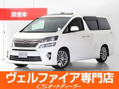 トヨタ　ヴェルファイア　３．５Ｚ　Ｇエディション　（禁煙）（黒本革）（Ｐサウンド）（ＴＯＭ’Ｓエアロ）（ツインサンルーフ）（リアエンター）メーカーナビ　シートヒーター