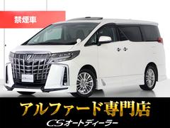アルファード 2.5S Cパッケージ (禁煙車)(点検記録簿8枚)(サンルーフ)(TRDフルエアロ)冷暖房黒革/ナビ機能付ディスプレイオーディオ/後席モニター/トヨタセーフティセンス/踏み間違い防止装置/デジタルインナーミラー/ 中古車画像