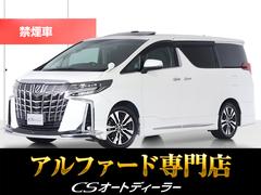 アルファード 2.5S Cパッケージ (禁煙車)(ツインサンルーフ)(モデリスタエアロ)(デジタルインナーミラー)黒合皮エグゼクティブシート/トヨタセーフティセンス/BSM/3眼LEDヘッドライト/後席モニター/AC100V電源/BSM 中古車画像