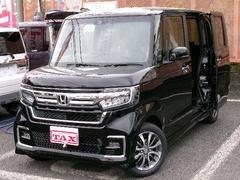 ホンダ　Ｎ−ＢＯＸカスタム　Ｌ　届出済未使用車　ＨｏｎｄａＳＥＮＳＩＮＧ　ＬＥＤヘッドライト