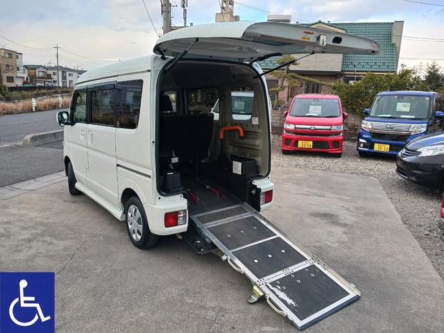 日産 ＮＶ１００クリッパーリオ 　ターボ　福祉車両　チェアキャブ　スロープ　後部座席付　ナビ　ＢＴ　Ｂカメラ　ドラレコ　スマートキー　軽減ブレーキ　横滑り防止機能付