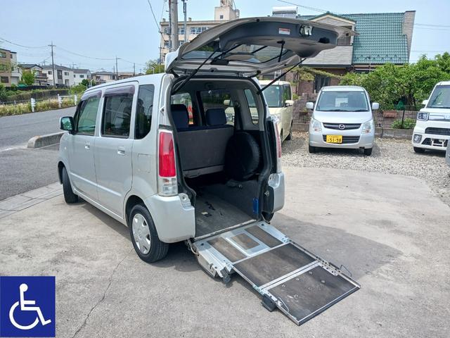 ワゴンＲ(スズキ) 福祉車両　スローパー　電動固定式　後部座席付　タイミングチェーン車両 中古車画像