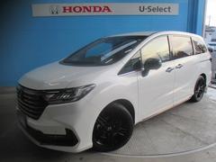 オデッセイハイブリッド e:HEVアブソルート・EXブラックエディション 純正11.4インチメモリーナビ リアカメラ フルセグTV 左右パワースライドドア 黒革シート シートヒーター ETC車載器 ドライブレコーダー 純正アルミホイール バックモニター VSA LEDライト 中古車画像