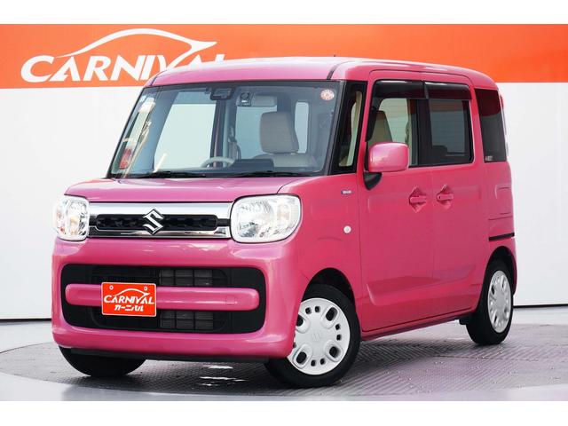 スペーシア ハイブリッドＸ　ユーザー買取車　社外メモリーナビ　ワンセグ　バックカメラ　ＢＬＵＥＴＯＯＴＨ　ＥＴＣ　ドラレコ　両側パワースライド　レーダーブレーキサポート　レーンキープアシスト　コーナーセンサー　シートヒーター（1枚目）