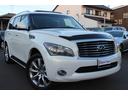 ＱＸ５６ リアエンターテイメントＰＫＧ　オートチェック最終履歴２０１２．９（３３４８０マイル）／社外ナビ／純正２２インチＡＷ／Ｂカメラ・３６０°カメラ／パワーゲート／純正ヘッドレストモニター／サンルーフ／シートヒーター／ＥＴＣ／スマートキー（1枚目）