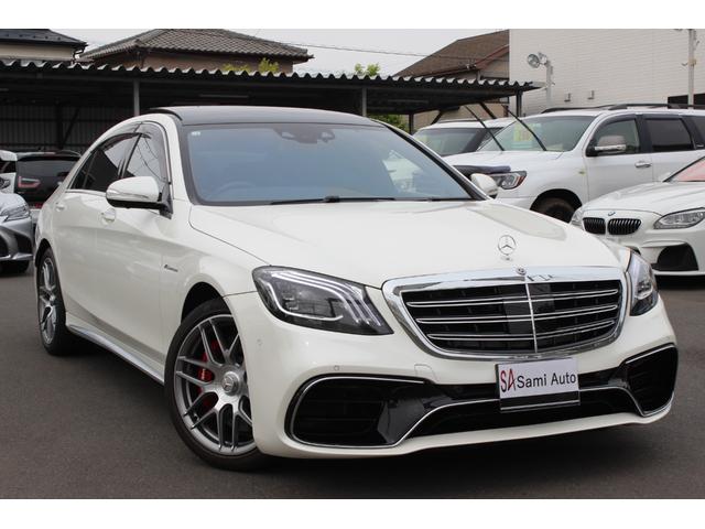 Ｓクラス(AMG) Ｓ６３　ＡＭＧロング　禁煙車　純正ナビ・フルセグＴＶ　３６０°カメラ　ＥＴＣ　サンルーフ 中古車画像