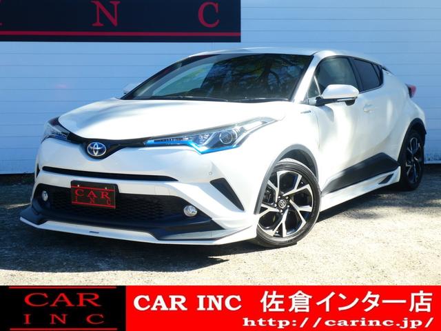 Ｃ－ＨＲ Ｇ　トヨタセーフティセンス　レーダークルーズ　ＳＤナビ　フルセグ　ＢＴ　バックカメラ　ＥＴＣ２．０　ハーフレザーシート　ＥＶモード　オートホールド　ＬＥＤヘッドライト　オートハイビーム　１８インチＡＷ（1枚目）