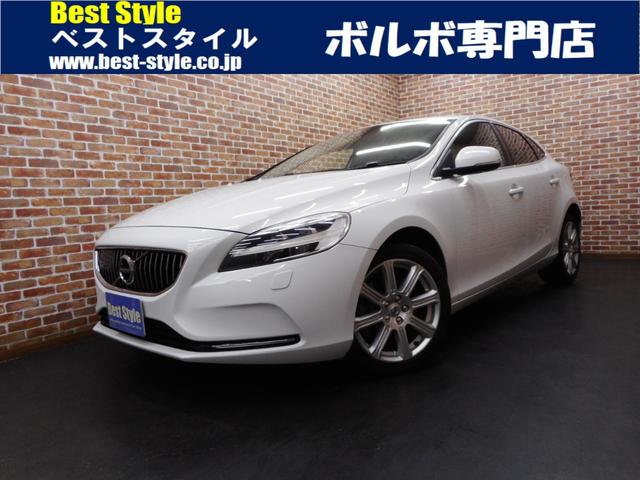 Ｖ４０ Ｄ４　インスクリプション　ディーゼルターボ　インテリ　黒革　ナビ　ＤＴＶ　Ｂカメラ　スマｋ　ＤＳＲＣ　ｈａｒｍａｎｋａｒｄｏｎ　３６０°ドラレコ　Ｔベルト交換済み　アイシン８速オートマ　禁煙車　２オナ　整備記録　２０１７モデル