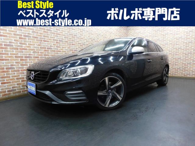 ボルボ Ｖ６０ Ｄ４　Ｒデザイン　ポールスターｐｋｇ　ディーゼルターボ　インテリセーフ　黒革　純正ナビ　ＤＴＶ　バックカメラ　スマートキー　ＤＳＲＣ　キセノン　アイシン製８速オートマ　禁煙車　整備記録簿　２０１６モデル