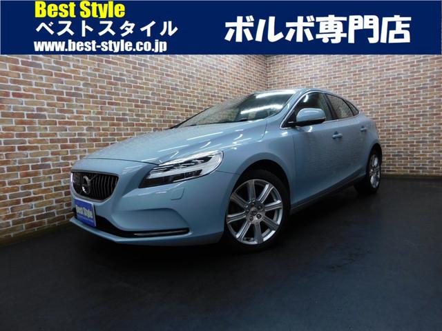 Ｖ４０ Ｄ４　インスクリプション　ディーゼルターボ　インテリセーフ　ブロンド革　純正ナビ　ＤＴＶ　バックカメラ　スマートキー　ＤＳＲＣ　ドラレコ　トールハンマーＬＥＤ　アイシン製８速オートマ　禁煙車　２オナ　整備記録簿　２０１８モデル（1枚目）