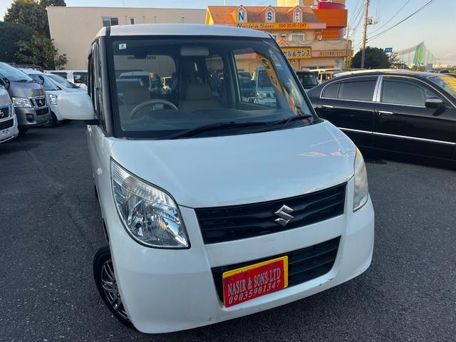 パレット(スズキ) Ｘ　パワーステアリング　パワーウィンドウ　エアバッグ　エアコン　キーレス　スマートキー　バックカメラ　AftermarketＣＤデッキ　プッシュスタート　左側電動スライドドア　４ＷＤ　AftermarketＡＷ 中古車画像