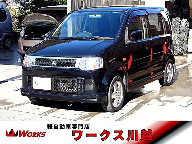 eKスポーツ（三菱）Ｒ　社外ナビ・テレビ　リモコンキー　ＨＩＤヘッドライト　純正アルミホイール　ターボ車 中古車画像