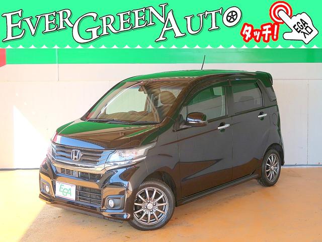 G・Aパッケージ 修復歴なし 禁煙車 社外SDナビ 自動衝突被害軽減ブレーキ フルセグ Bluetooth 後カメラ クルコン スマートキー プッシュスタート HID フォグ ETC 純フルエアロ&14AW ステアSW(1枚目)