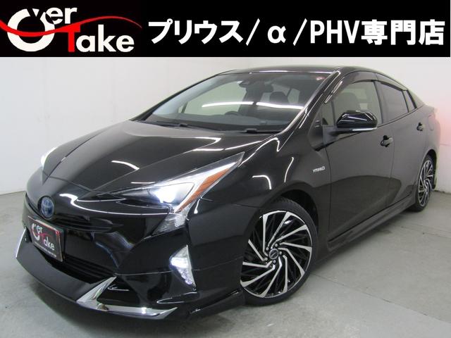 黒革・セーフティセンスＰＫＧ・フルエアロ・１９ＡＷ プリウス専門店・エアロ・足回り等、色替車、各ドレスアップ承ります！