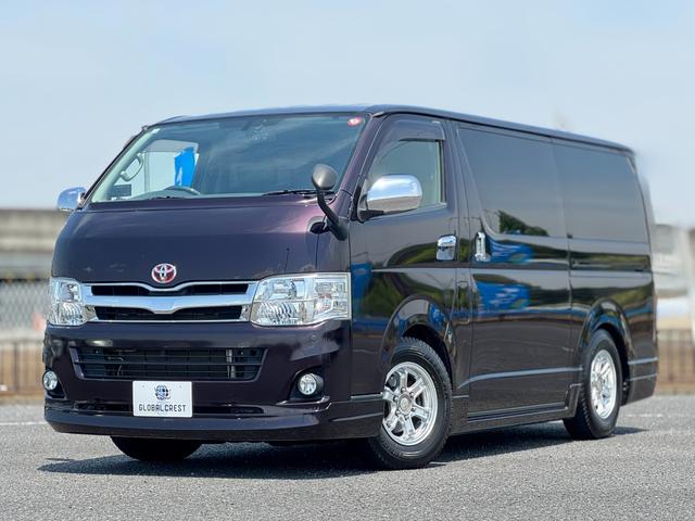 ロングスーパーＧＬプライムセレ　１年保証付　ユーザー様買取車　特別仕様車　３型後期　ディーゼルターボ・４ＷＤ　ロングボディー　両側スライド　ＷＥＤＳ１５ＡＷ　ローダウン　社外ＦＲエアロ　ＢＩＧＸ８型ナビ地デジ・Ｂカメラ　Ｗエアコン